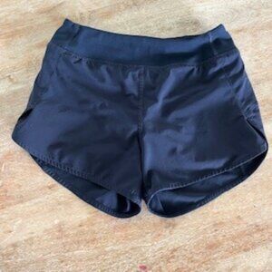 Athleta Girl Navy Mesh Pocket Running Shorts | Size M